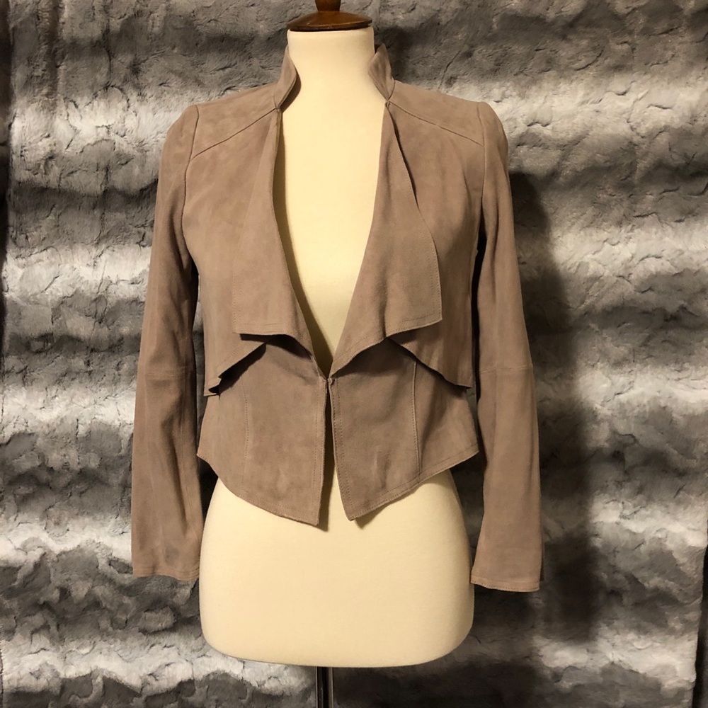 White House Black Market Suede Jacket